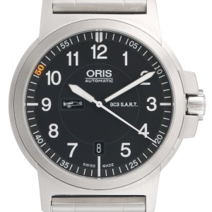 Oris Air Racing 01 735 7641 Silver Stainless Steel Automatic 42mm Mens Watch 