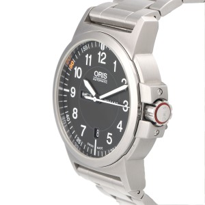 Oris Air Racing 01 735 7641 Silver Stainless Steel Automatic 42mm Mens Watch 