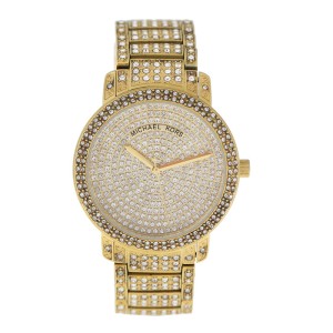 Michael Kors Mk5061 Gold Tone Swarovski Crystal 38mm Watch