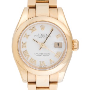 Rolex Datejust 179168 18K Yellow Gold Automatic 26mm Womens Watch