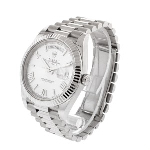 Rolex New Style 40mm Day Date White Gold 228239 