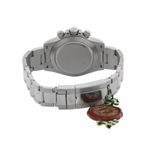 Rolex Daytona 116520 WSO Stainless Steel White Dial Scrambled 40mm Watch