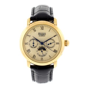 Stauer Gold Plated Triple Date Watch