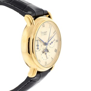 Stauer Gold Plated Triple Date Watch