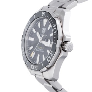 Tag Heuer Aquaracer WAY2110 Stainless Steel Automatic Black Dial 41mm Mens Watch