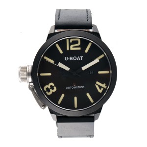 U-Boat  IFO Stainless Steel PVD Black Dial 45mm Mens Watch