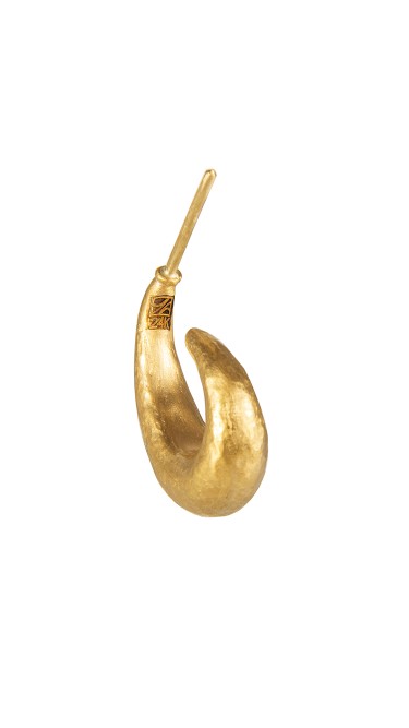 Yossi Harari Jewelry 24k Gold Small Roxanne Hoop Earrings 