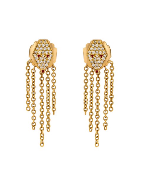 Misahara Drina Waterfall Earrings 18k Yellow Gold Earrings