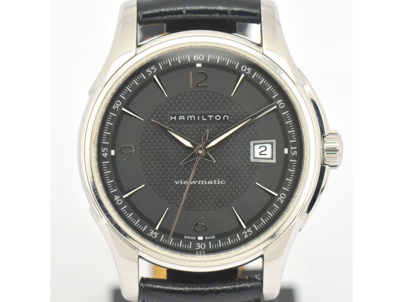 Hamilton Jazzmaster H325150 Stainless Steel / Leather Automatic 41mm ...