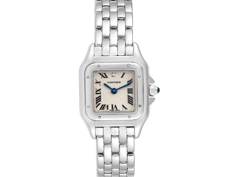 cartier panthere white gold watch