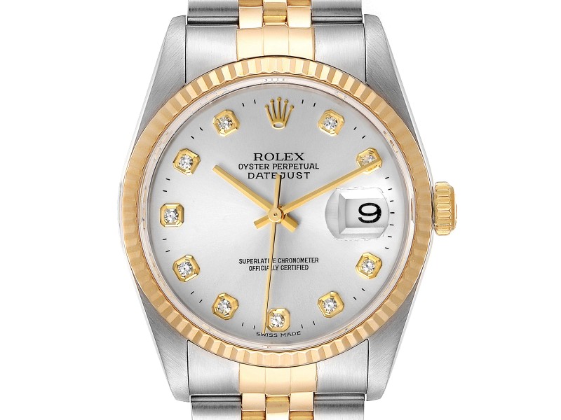 gold and silver rolex mens