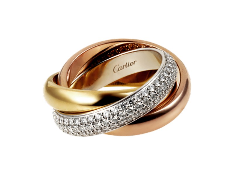 Cartier Trinity De Cartier Ring Size 9 