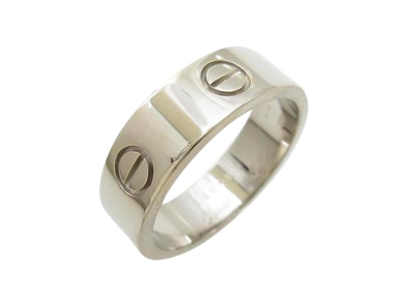 cartier white gold love ring price
