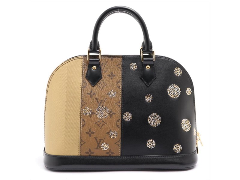 Néonoé leather handbag Louis Vuitton Black in Leather - 35444891