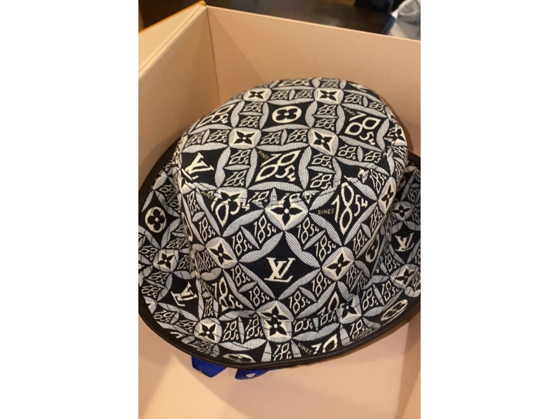 Louis Vuitton Rare 2021 Since 1854 Black Monogram Bucket Hat