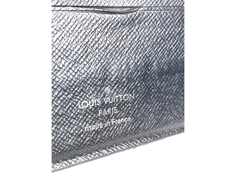 Louis Vuitton Black Macassar Gasper Gaspar Monogram Bifold Men’s 5la521  Wallet