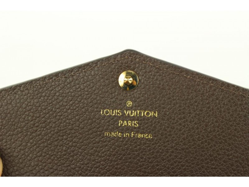 BNIB Amazing LOUIS VUITTON Bicolor Empreinte Leather Key Cle Pochette Coin  Case
