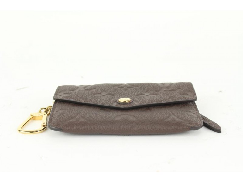 Key pouch leather small bag Louis Vuitton Brown in Leather - 23743607