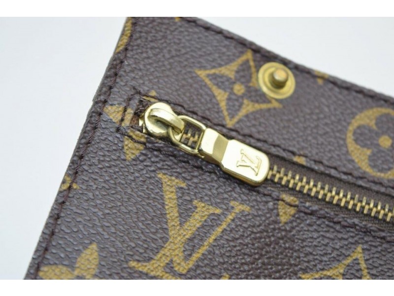 Louis Vuitton Monogram Randonnee Wristlet Pouch Insert Clutch 46LV35