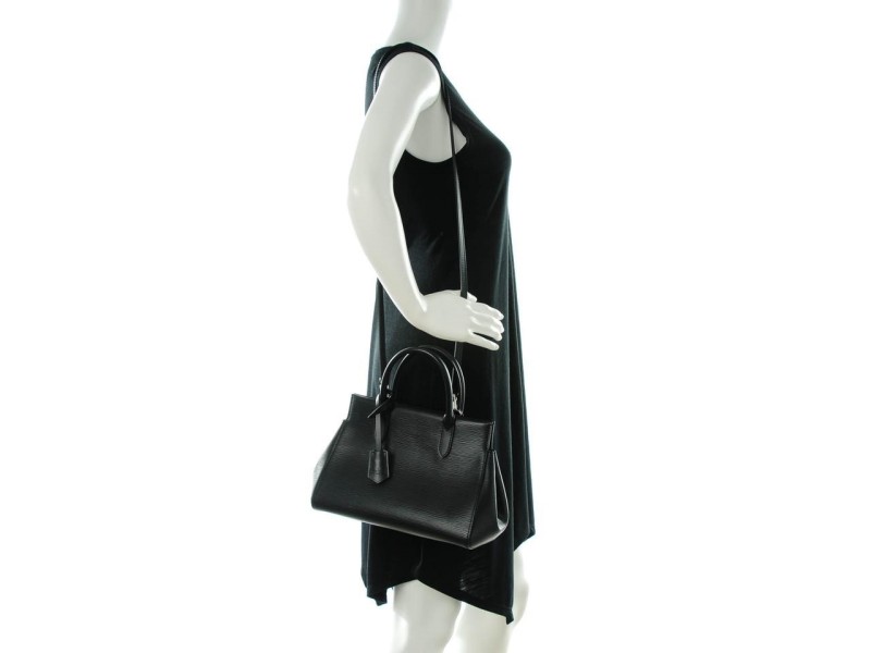 Louis Vuitton Black Epi Leather Noir Marly BB with Strap 860542
