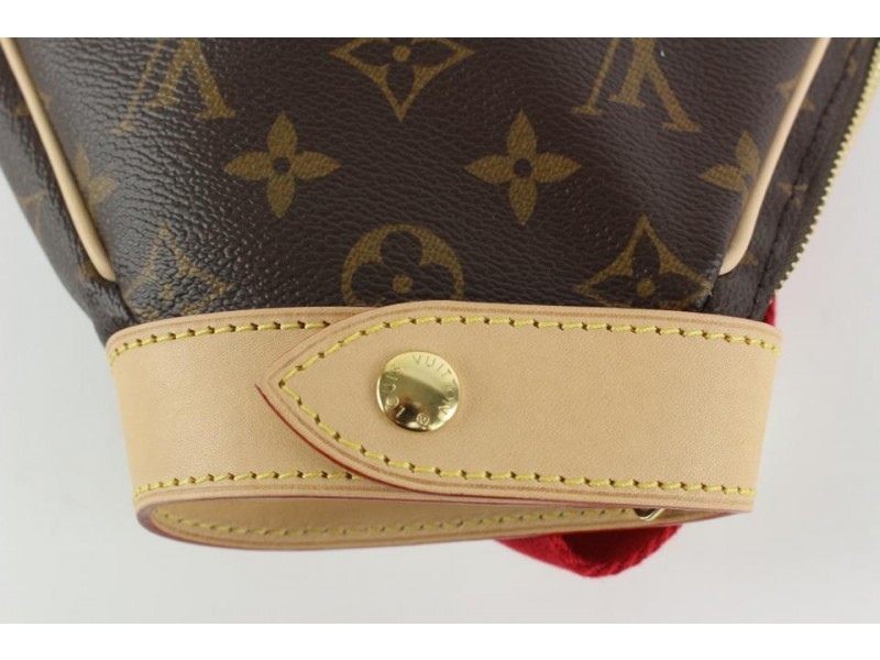 LOUIS VUITTON Sac Tennis Racket Cover with Ball Pouch 22438