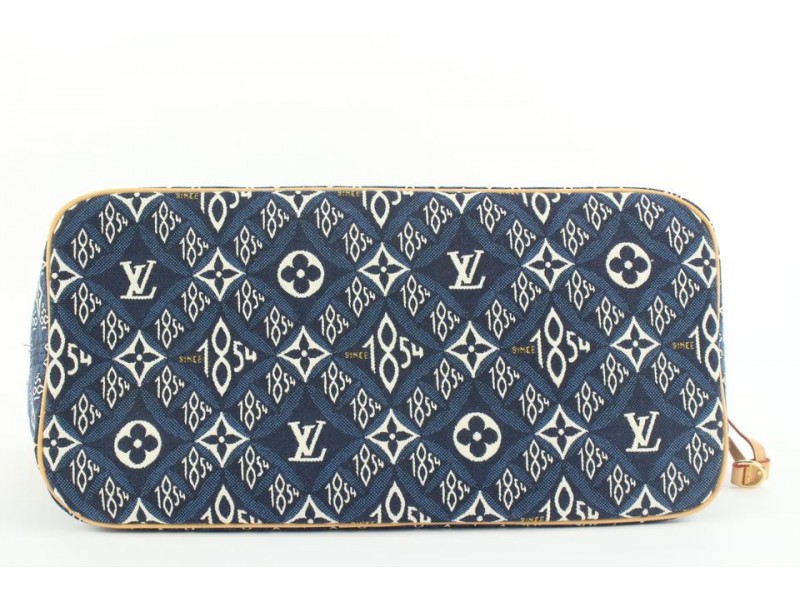 Louis Vuitton Blue Monogram Since 1854 Neverfull MM Tote bag