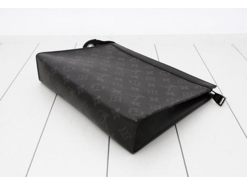 Louis Vuitton, Bags, Sold Pochette Voyage Mm Monogram Eclipse Canvas