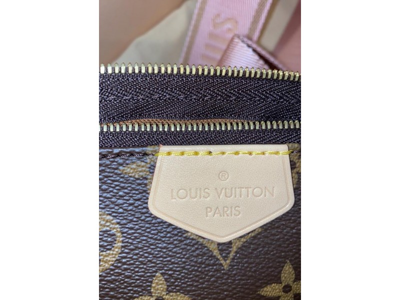 Louis Vuitton Pink Trio Monogram Multi Pochette Accessories Rose Clair  860721