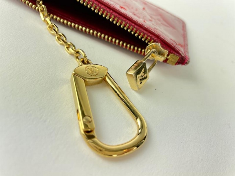 Louis Vuitton Bordeaux Monogram Vernis Key Pouch NM Pochette Cles 4l1012
