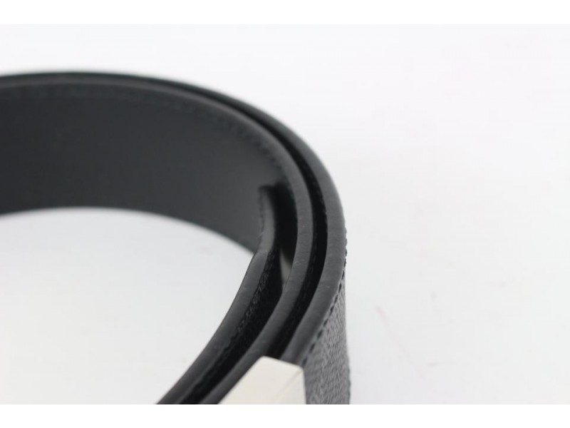 Slender 35mm Reversible Belt Damier Graphite Canvas - Accessories