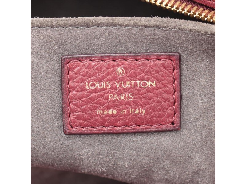 Louis Vuitton Dark Red Jasper Calf Leather Sofia Coppola SC Bag