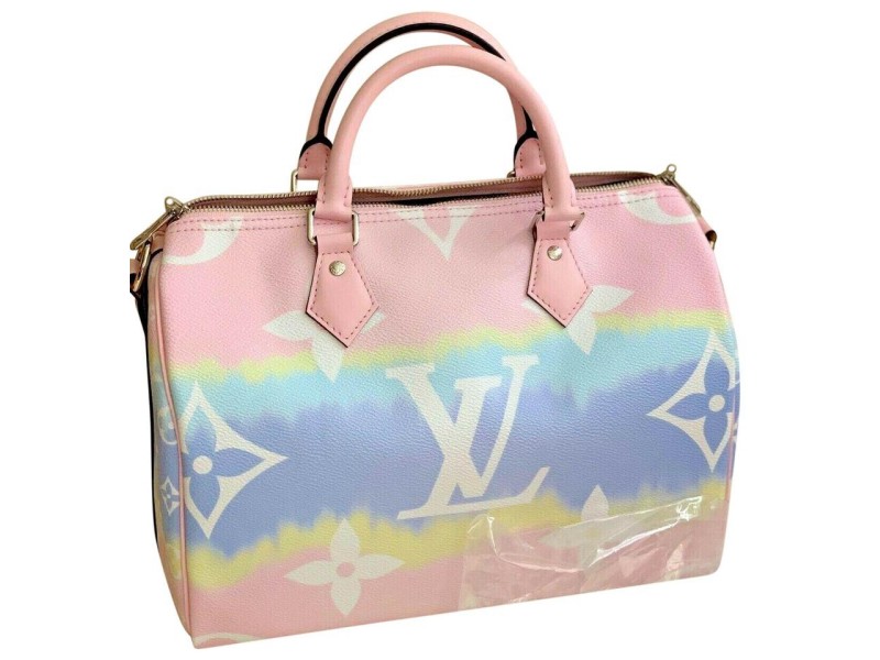 Bag of the Day 65: Louis Vuitton Speedy 30 ESCALE Pastel Pink Collections  #bagoftheday 
