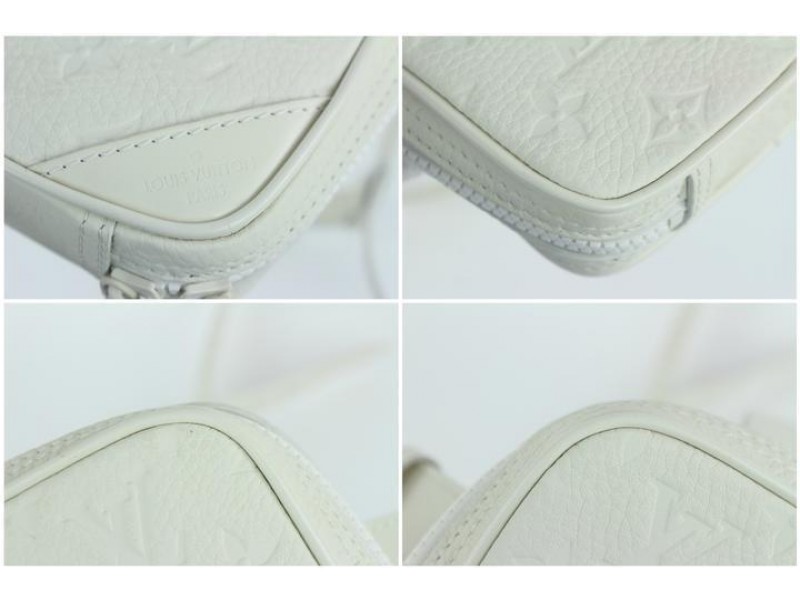 Cloth travel bag Louis Vuitton White in Cloth - 28483197