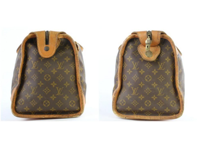 Louis Vuitton Alizé Brown Canvas Travel Bag (Pre-Owned) - ShopStyle