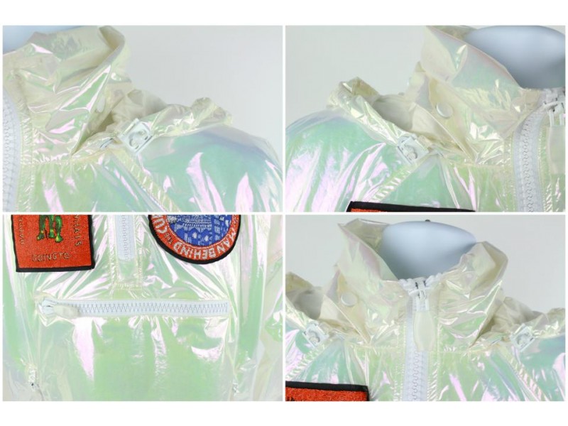 Louis Vuitton's inflatable jackets and jelly sneakers are fully transparent