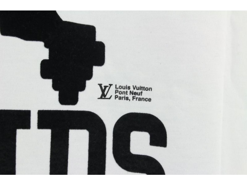 Authentic LOUIS VUITTON Kansas Winds Print T-Shirt Size
