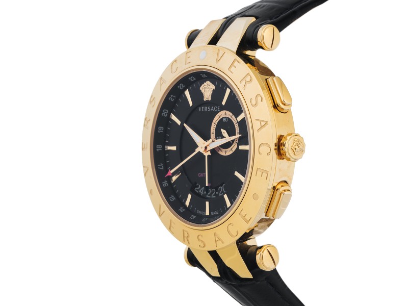 Versace Mens Watch 46mm V-Race GMT Alarm | Versace | Buy at TrueFacet