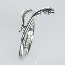 TIFFANY & Co 925 Silver Freeform teardrop Ring