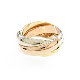 Cartier 18k White , Yellow and Pink Gold Cartier Trinity ring