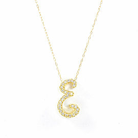 18k Yellow gold Diamond Necklace