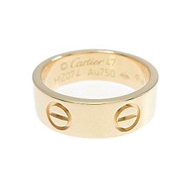 Cartier 18K Yellow Gold Love Ring LXGYMK-228