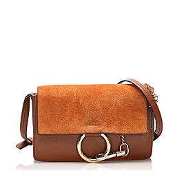 Faye Leather Crossbody Bag