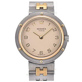 HERMES Olympia Stainless Steel Gold Plated Quartz Watch LXGJHW-479
