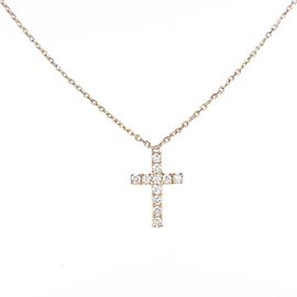 Cartier 18k Pink Gold Cross Necklace LXGYMK-115