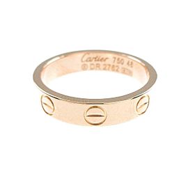 Cartier 18K Pink Gold Mini Love Ring LXGYMK-562