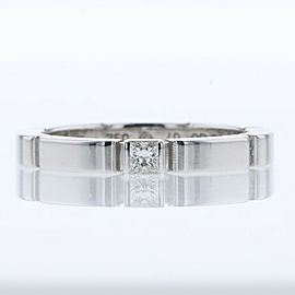 CARTIER 18k White Gold Maillon PANTHERE Ring LXGBKT-682