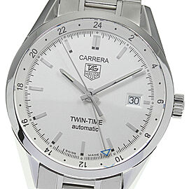 TAG HEUER Carrera twin time Stainless Steel/SS Automatic Watch