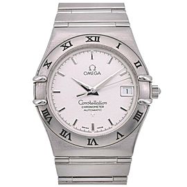 OMEGA Constellation Date Silver Dial SS Automatic Watch LXGJHW-288