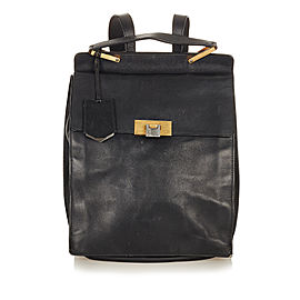 Le Dix Besace Leather Backpack