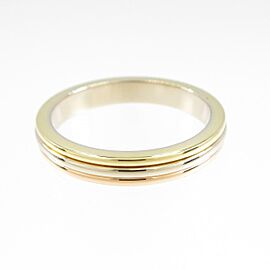 Cartier Wedding 18k Yellow,White & Pink Gold Ring